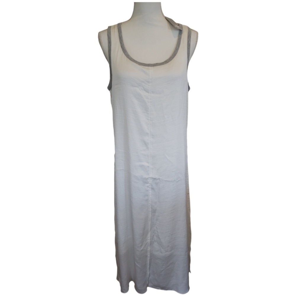 Splendid Tank Dress Size Medium Retail $158 White Gray